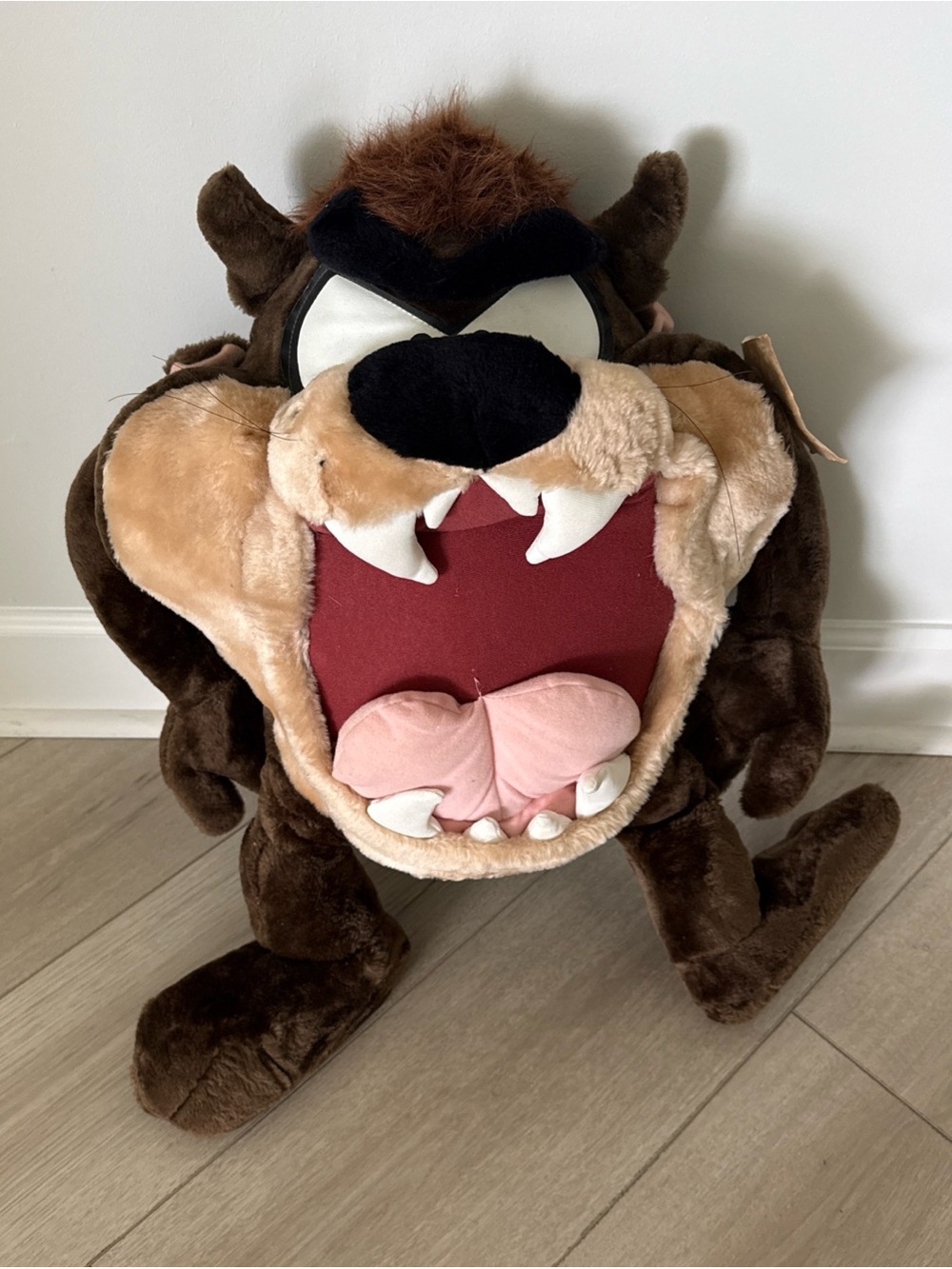 Vtg Taz Tasmanian Devil Jumbo 24” Plush ACE NOVELTY 1994 with Looney Tunes Tag